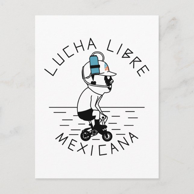 LUCHA LIBRE#26a Postkarte (Vorderseite)
