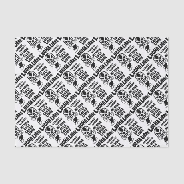 LUCHA LIBRE#51mono Seidenpapier (Vorderseite)