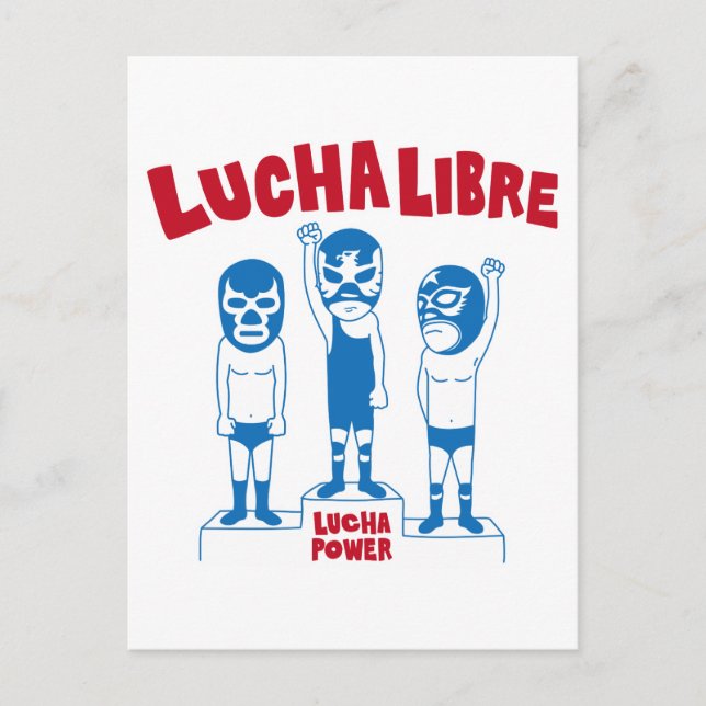 LUCHA LIBRE#67 POSTKARTE (Vorderseite)