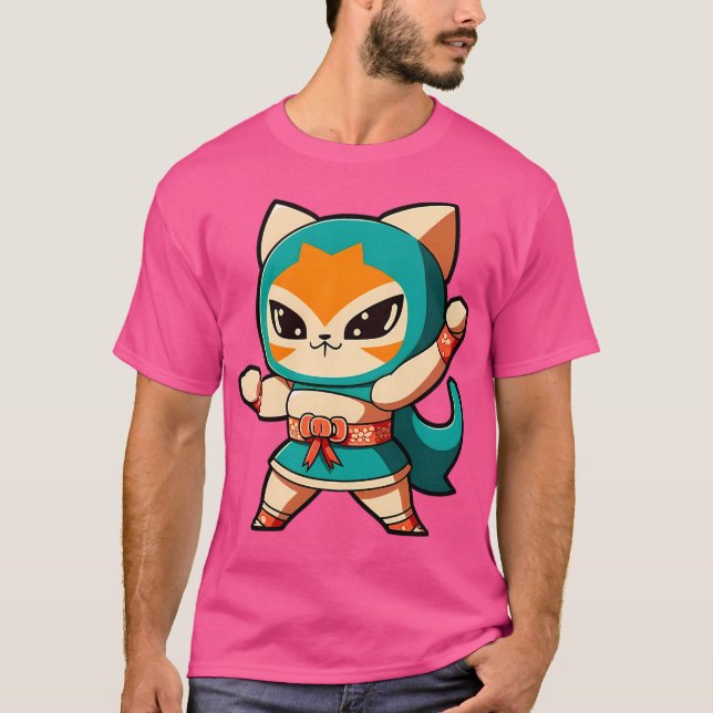 Lucha Libre Cats T-Shirt (Vorderseite)