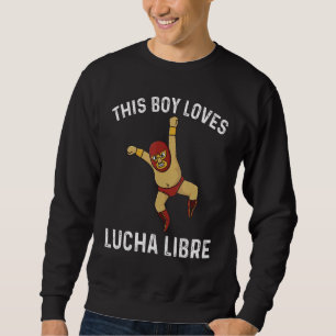 Lucha Libre Designs Boys Kids Mexican Wrestling Ma Sweatshirt
