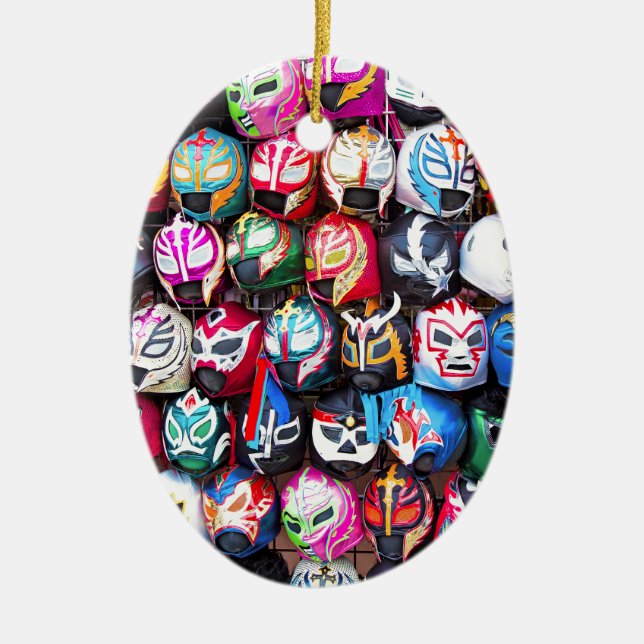 Lucha Libre Keramikornament (Vorne)