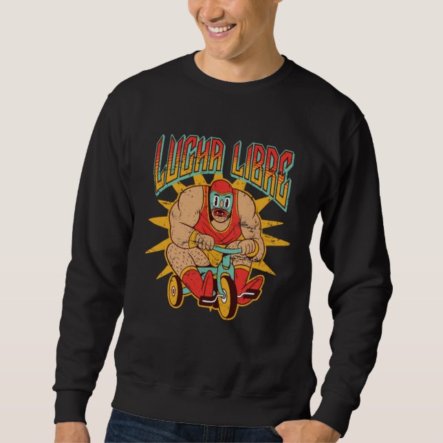 Lucha Libre Lustiges Ringen Sweatshirt (Vorderseite)