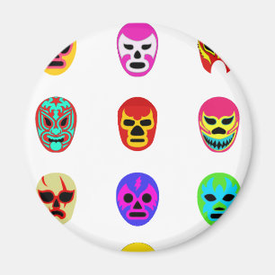 Lucha Libre Mask Mexikanischer Wrestling Magnet