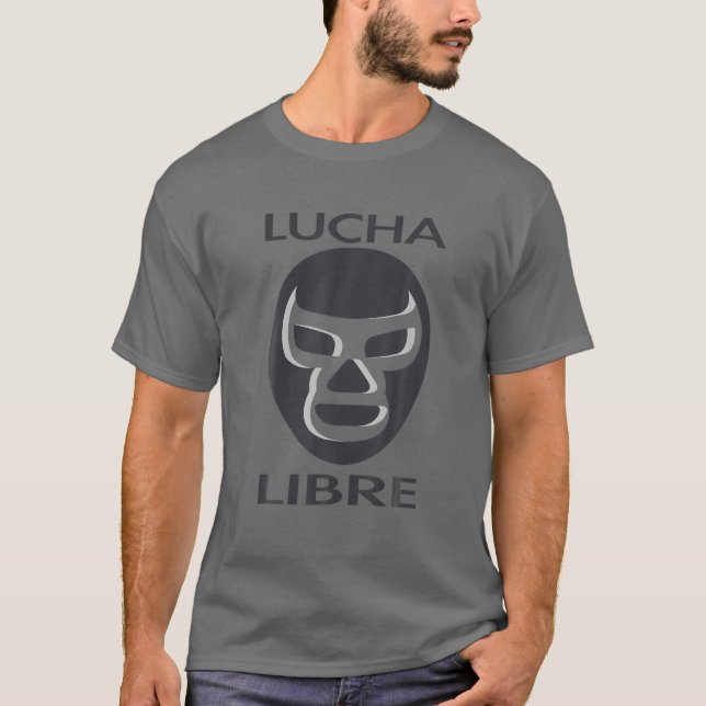 Lucha Libre Maske Mexikanischer Beruflicher Wrestl T-Shirt (Vorderseite)