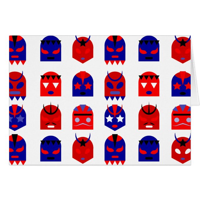 Lucha libre Masken (Vorderseite (Horizontal))