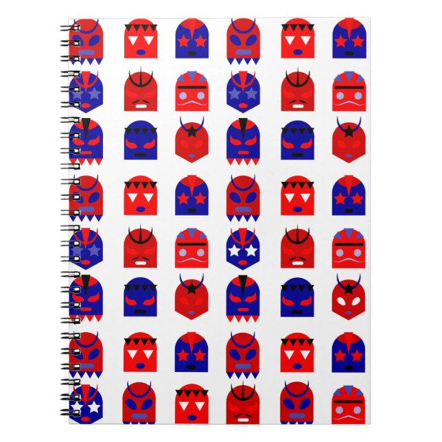 Lucha libre Masken Notizblock (Vorderseite)