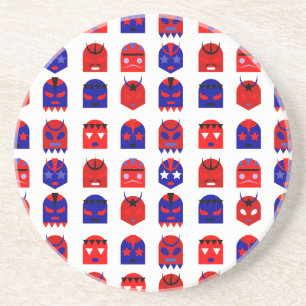 lucha libre masks untersetzer