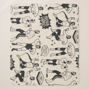Lucha Libre: Muster mexikanischer Wrestler Sherpadecke