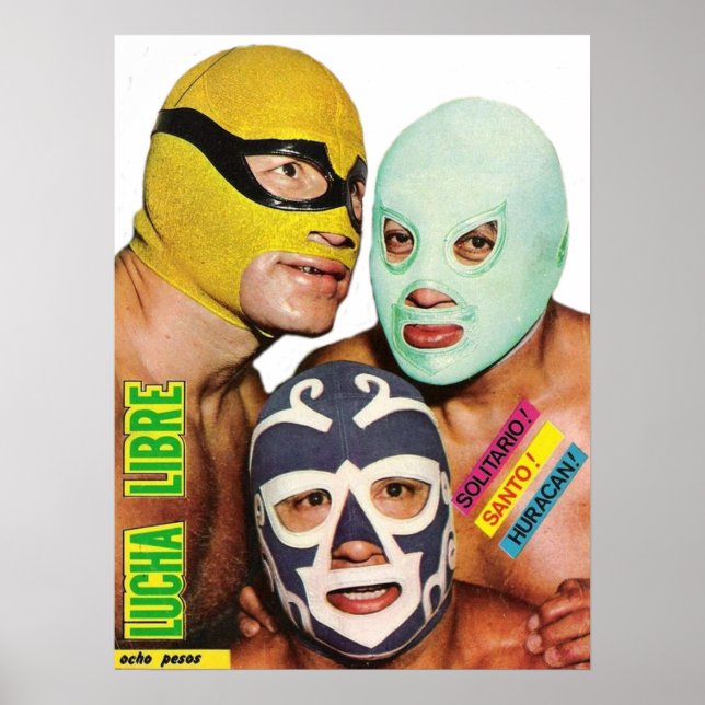 Lucha Libre Trio Poster (Vorne)