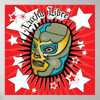 Lucha Libre Wrestler Colassal Poster!