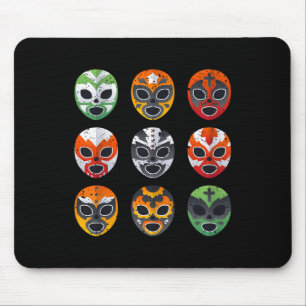 Lucha Libre Wrestling-Maske Cinco De Mayo Mexikani Mousepad