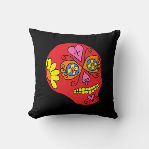 Lucha Libre Zucker Schädel Kissen