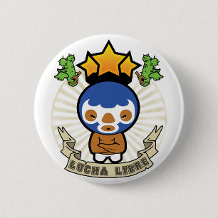 Luchadore Button