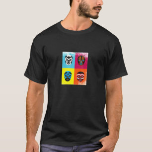 Luchadores Mexicanos - Mexikanischer Wrestling Mas T-Shirt