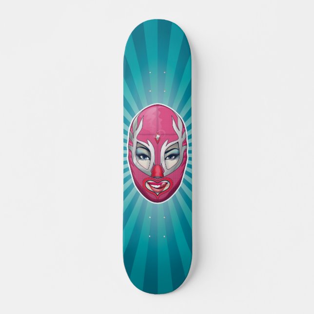 Luchagirl Skateboard (Vorne)