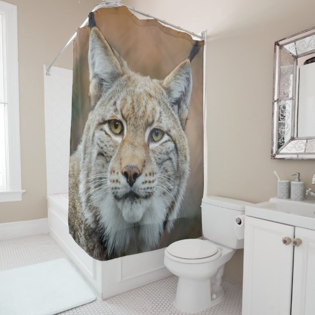 Luchs Duschvorhang (Beispiel)