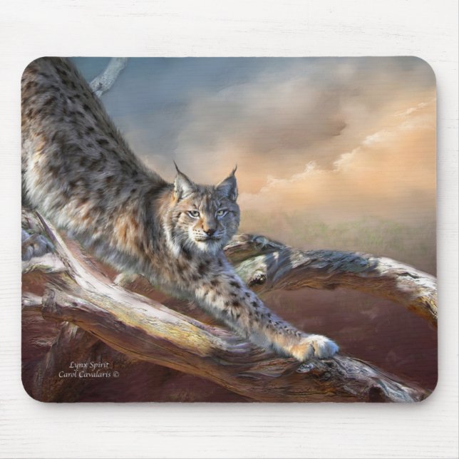 Luchs-Geist Mousepad (Vorne)