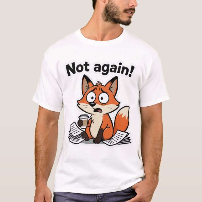 Luchs Memes Cartoon Lustig T-Shirt (Vorderseite)