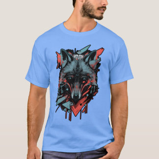 Luchs Waldtiere Wildtier Wolfsrudel lustig T-Shirt