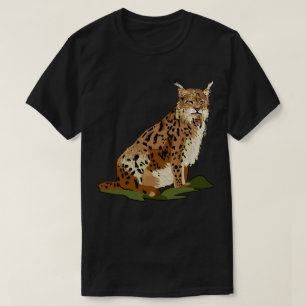Luchs-wilde Katzen-wilde Leben-T-Shirts T-Shirt