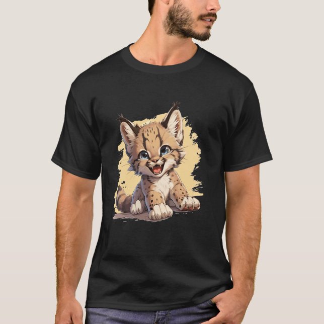 Luchse Luchs T-Shirt (Vorderseite)
