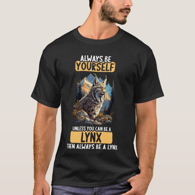 Luchse Lynx 1 T-Shirt (Vorderseite)