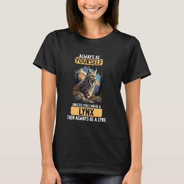 Luchse Lynx 1 T-Shirt (Vorderseite)