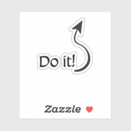 Luci - Mach es! - Ernüchterung Aufkleber