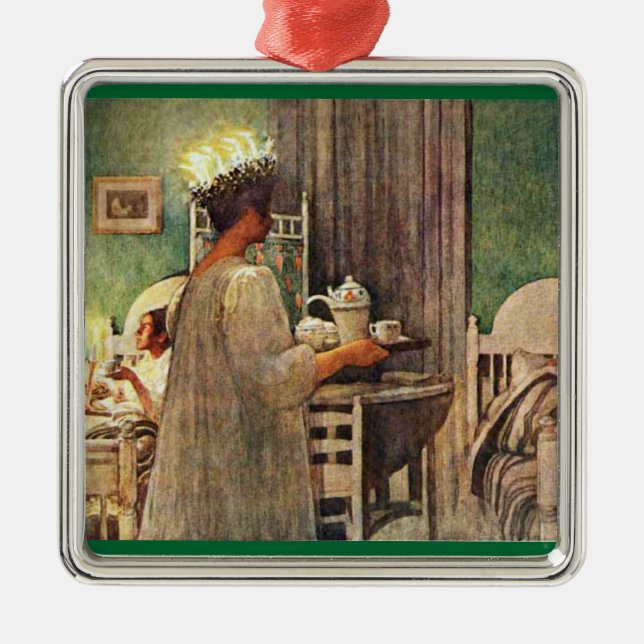 Lucia Day Ornament Aus Metall (Vorne)