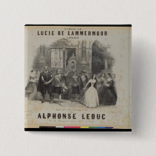 Lucia de Lammermoor' durch Gaetano Donizetti Button