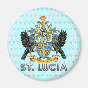 Lucia Hochwertige Wappen Magnet