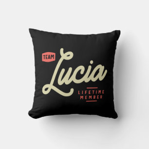 Lucia Name Personalisiert Geburtsname Lucia Kissen