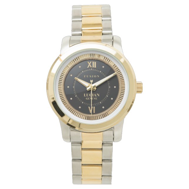 LUCIAN GENÈVE Executive Fluted Uhr (Vorderseite)