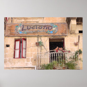 Luciano's Pizza Poster