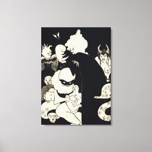 Lucians merkwürdige Geschöpfe, Illustration von Leinwanddruck