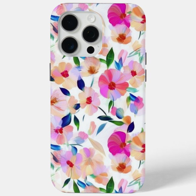 Lucid Blume Floral Iphone Pro 15 Max Case (Rückseite)