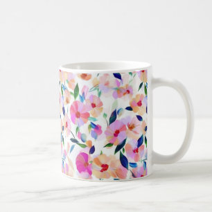 Lucid Blume floral Vibrannte Botanisch farbig Kaffeetasse