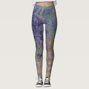 Lucid Dreams Alkohol Tinte Abstrakt Leggings