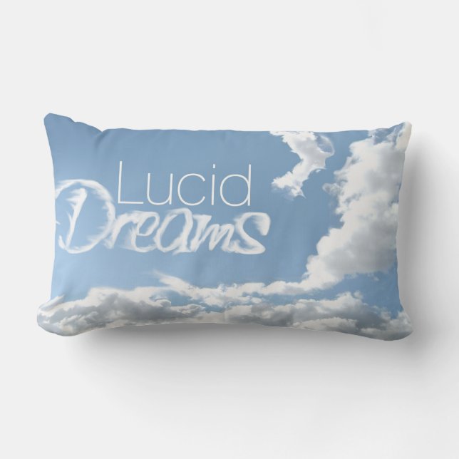 Lucid Dreams Clouds Lumbar Throw Kissen (Vorderseite)