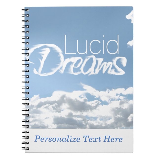 Lucid Dreams Notebook Notizblock (Vorderseite)