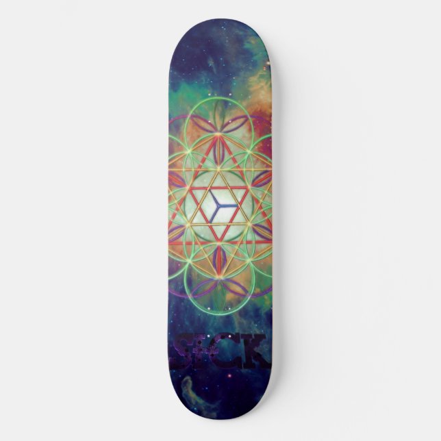Lucid Mind Staat Skateboard (Vorderseite)