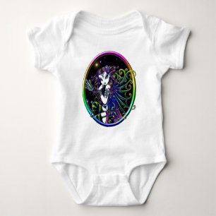 "Lucidia" Kristallregenbogen-Fee Baby Strampler