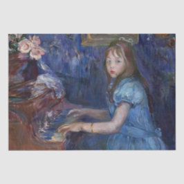 Lucie Leon Piano (von Berthe Morisot) Seidenpapier