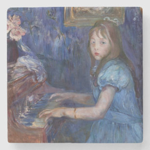 Lucie Leon Piano (von Berthe Morisot) Steinuntersetzer
