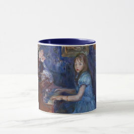 Lucie Leon Piano (von Berthe Morisot) Tasse
