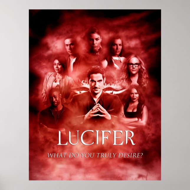 Lucifer Cast Poster (Vorne)