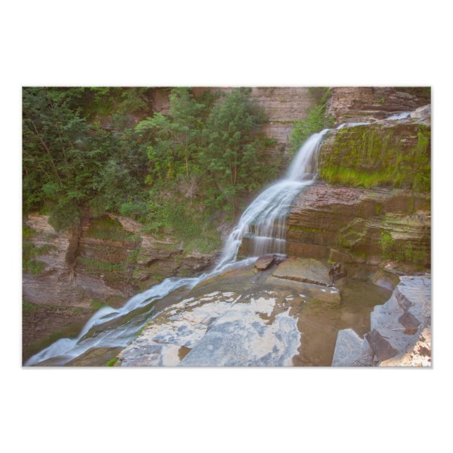 Lucifer Falls, Robert H. Treman Staat park, NY Fotodruck (Vorne)