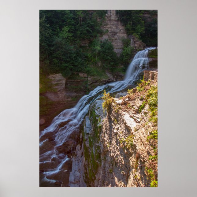 Lucifer Falls, Robert H Treman Staat Park, NY Poster (Vorne)
