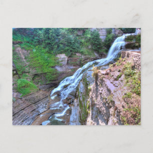 Lucifer Falls, Robert H Treman Staat Park, NY Postkarte